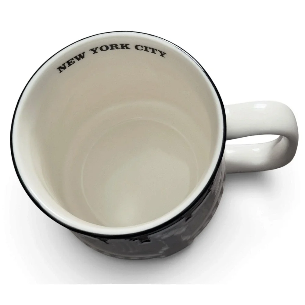 Starbucks 2010 Collector Series New York City 3D Relief Skyline Coffee Mug 16oz